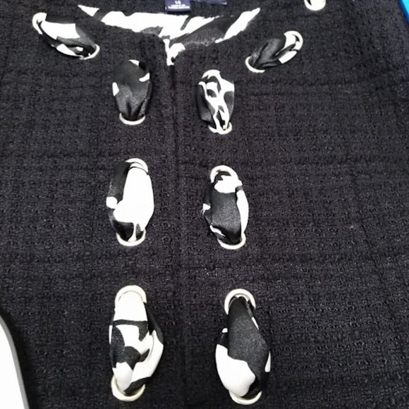 Jones of New York Signature Black with Satin Ribbon Trim Size‎ 14 - Picture 5 of 7